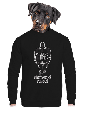 unisex mikina bez kapuce