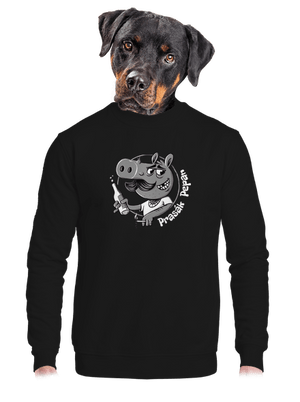 unisex mikina bez kapuce