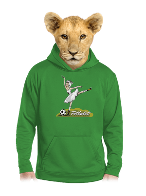 Fotbalet dětská mikina klokanka Kelly Green AWD