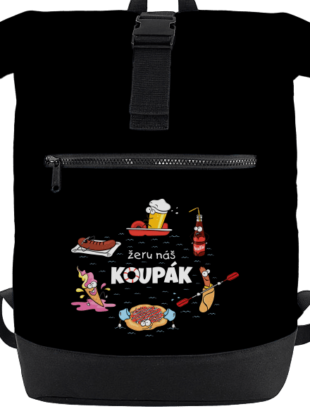 Český koupák batoh Black