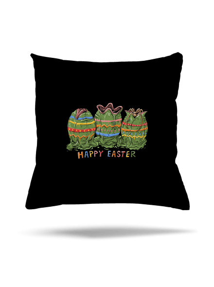 Happy Easter polštář Black