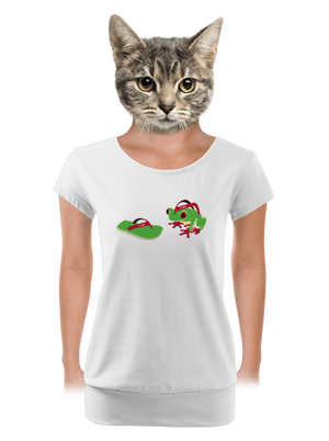 dámské tričko s lemem