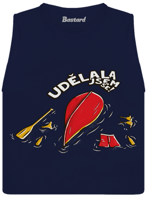 Udělal jsem se dámské tílko volné Navy