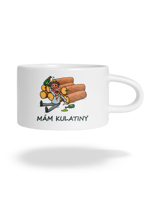 Mám kulatiny hrnek makronka White