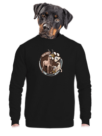 unisex mikina bez kapuce