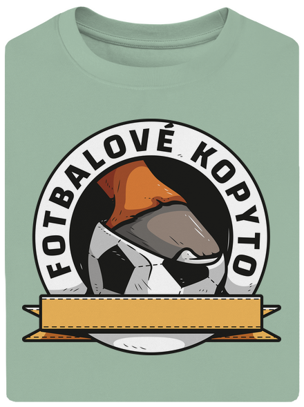 Fotbalové kopyto unisex tričko oversized Sage