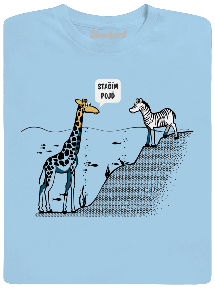 Stačím, pojď dětské tričko Sky Blue