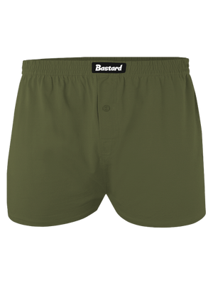 Bez potisku pánské trenky Khaki