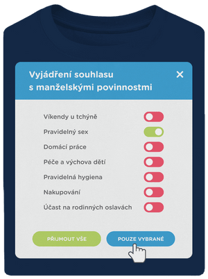 Manželské povinnosti unisex tričko oversized Midnight Blue