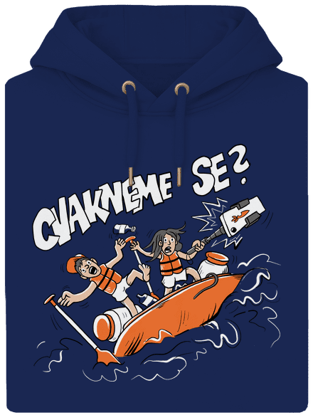 Cvakneme se unisex mikina premium Navy