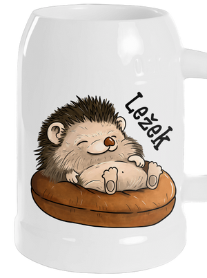 Ležek půllitr White