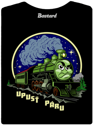 Upusť páru dámské tričko premium Black