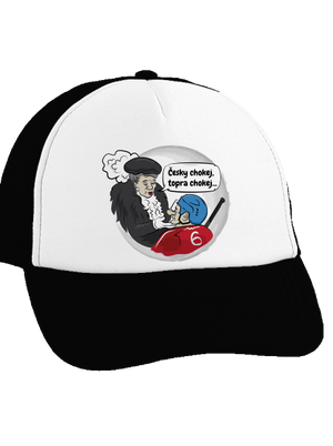 Český hokej kšiltovka truckerka Black cap