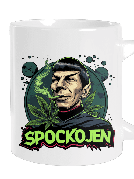 Spockojen velký hrnek White