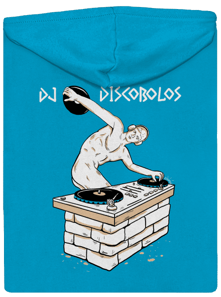DJ Discobolos dámská mikina na zip Blue Atol