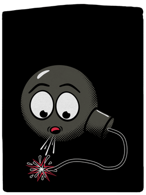 Bomba pánská mikina na zip Black