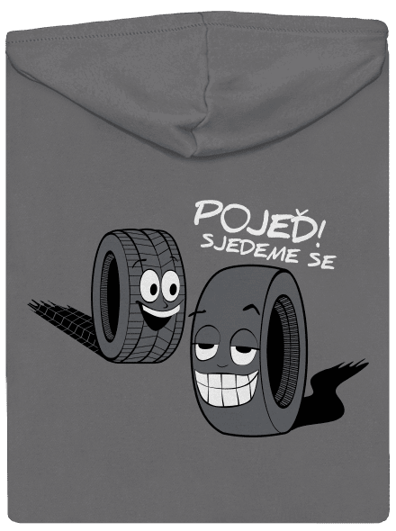 Pneumatiky dámská mikina na zip Steel Gray