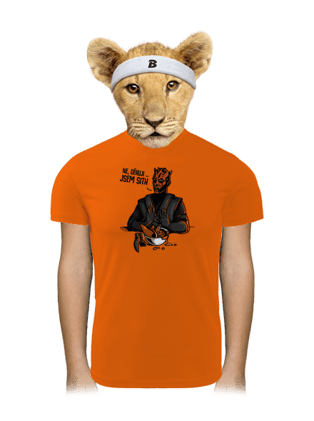 Jsem sith dětské sportovní tričko Neon Orange