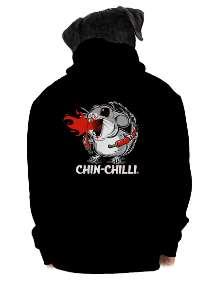 Chinchilli pánská mikina na zip Black