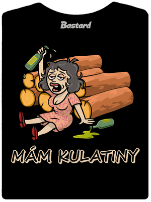 Mám kulatiny dámské tričko Black