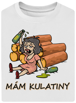 Mám kulatiny unisex tričko oversized White