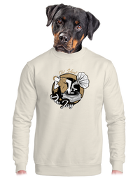 unisex mikina bez kapuce