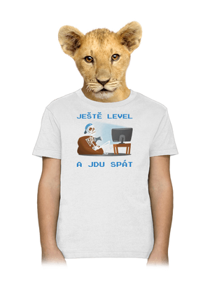 Ještě level dětské tričko White