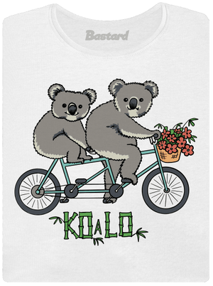 Koalo dámské tričko s lemem White