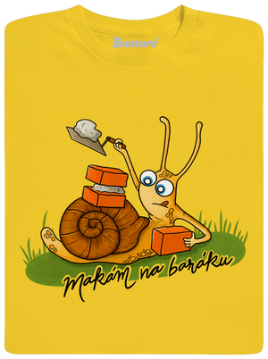 Makám na baráku pánské tričko Gold