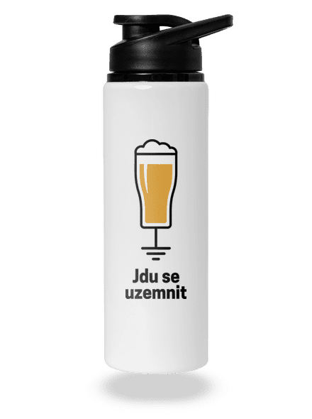 Jdu se uzemnit lahev na vodu White