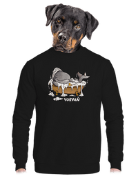 unisex mikina bez kapuce