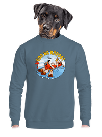 unisex mikina bez kapuce