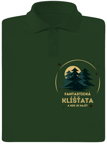 Fantastická klíšťata pánská polokošile Bottle Green Mal