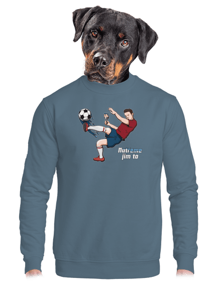 Natřeme jim to - Fotbal unisex mikina bez kapuce Nordic Blue