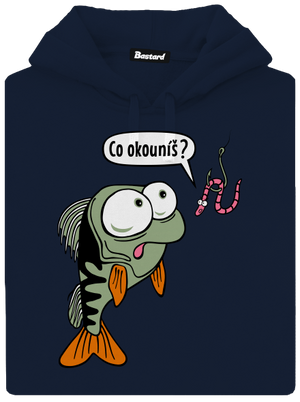 Co okouníš? pánská mikina klokanka Navy