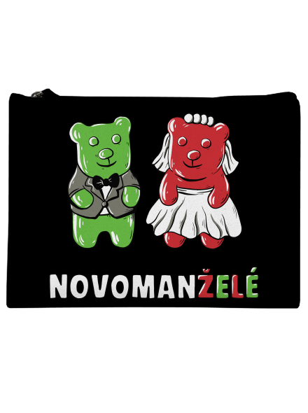 Novomanželé z želé taštička Black