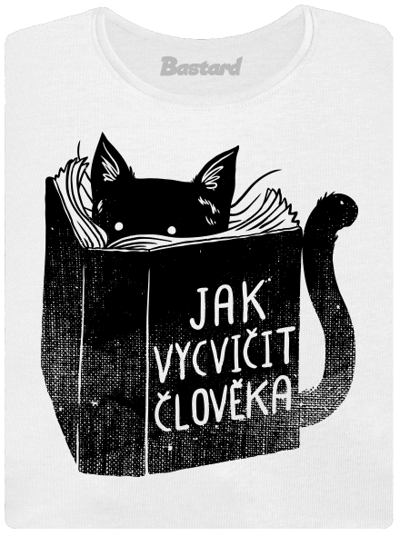 Povinná četba dámské tričko s lemem White