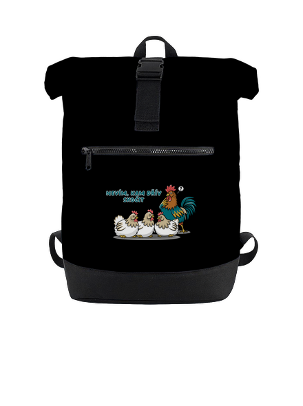 Kohout a slepice batoh Black
