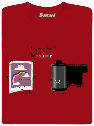 Buď pozitivní dětské tričko Red