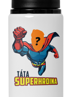 Táta superhrdina lahev na vodu White