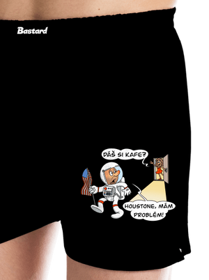 Houstone, mám problém! pánské trenky Black