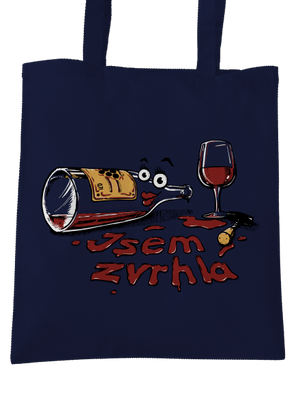 Zvrhlá taška French Navy