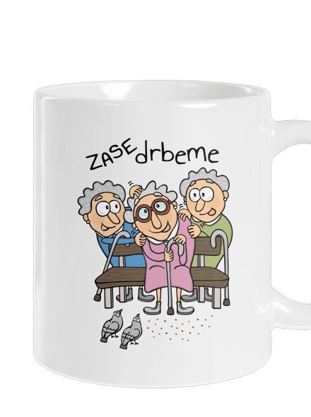 Zase drbeme klasický hrnek White