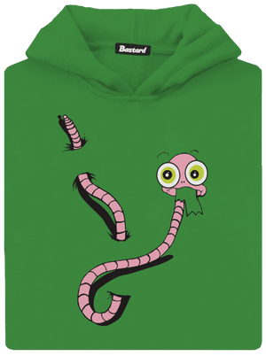 Červ dětská mikina klokanka Kelly Green AWD