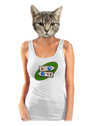 Dálkový pochod dámské tílko klasické White