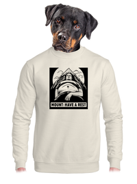 unisex mikina bez kapuce