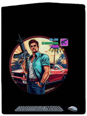 B17: GTA dámská mikina na zip Black