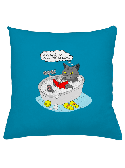 Jak všechny naštvat polštář Blue Turquoise