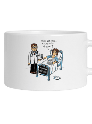 Diagnóza učitelka hrnek makronka White