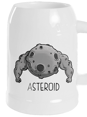 Asteroid půllitr White